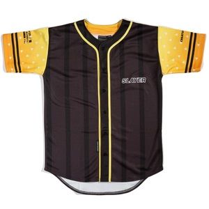 Demon Slayer Zenitsu Lightning Hypelethics Baseball Jersey & Vinyl Decals Bundle